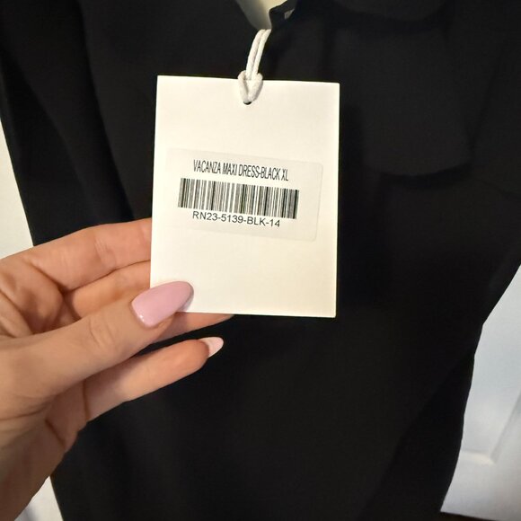 Black Vacanza Maxi Dress - Runaway the Label - NWT Size XL - Picture 6 of 7